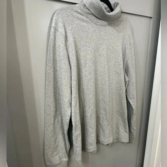 JCrew Turtle Neck Women’s Medium Gray Cotton - Picture 2 of 6